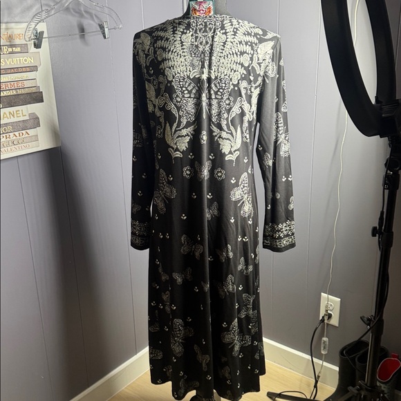 Johnny Was butterfly black & white dress - Picture 7 of 7